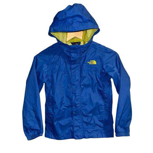 The North Face Resolve Reflective Outdoor Rain Jacket Boys Size 7/8 Windbreaker - Picture 1 of 9